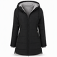 🔥 50% DTO + ENVÍO GRATIS 🧥 Abrigo acolchado largo con capucha – entallado, con bolsillos y color sólido para invierno