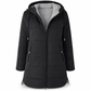 🔥 50% DTO + ENVÍO GRATIS 🧥 Abrigo acolchado largo con capucha – entallado, con bolsillos y color sólido para invierno