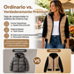 🔥 50% OFF + Envío Gratis 🔥 Chaqueta Acolchada de Mujer con Capucha y Bloques de Color