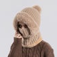 🔥 50% DTO 🧣 Gorro de punto 3 en 1 para mujer – con bufanda y máscara, ideal para invierno