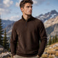 🔥 50% DTO 🧥 Suéter de hombre con cuello alto y medio cierre – moderno y cómodo