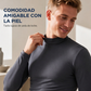Camiseta de hombre de cuello alto ajustada