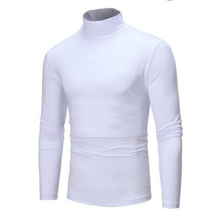 Camiseta de hombre de cuello alto ajustada