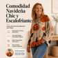 Top de punto de ganchillo con calabaza de Halloween para mujer