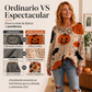 Top de punto de ganchillo con calabaza de Halloween para mujer