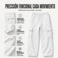Pantalones cargo casuales con cordón para hombre