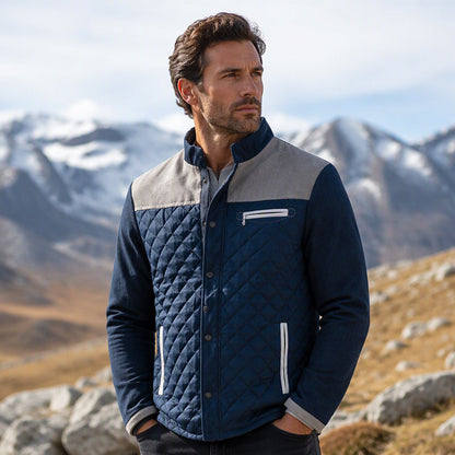 🔥🔥 50% OFF + ENVÍO GRATIS 🚚✨ Chaqueta Acolchada Cálida de Cuello Mao Casual para Hombre