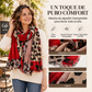 🔥 IMPRESCINDIBLE🔥 Pañuelo-chal ligero con estampado de leopardo – versátil y elegante