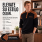 Sudadera de punto gofrado con cuello alto para hombre