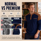 Sudadera de punto gofrado con cuello alto para hombre