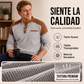 Sudadera de punto gofrado con cuello alto para hombre