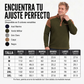 Sudadera de punto gofrado con cuello alto para hombre