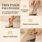 Botas vaqueras altas para mujer – estilo vintage, tacón grueso, caña holgada, cremallera lateral, hebilla y punta redonda