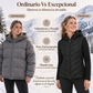 🔥 50% OFF + 🚚ENVÍO GRATIS🔥 Chaqueta Acolchada con Parches y Capucha para Mujer