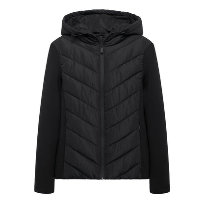 🔥 50% OFF + 🚚ENVÍO GRATIS🔥 Chaqueta Acolchada con Parches y Capucha para Mujer