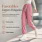 Pantalones Deportivos de Pana Casuales para Mujer