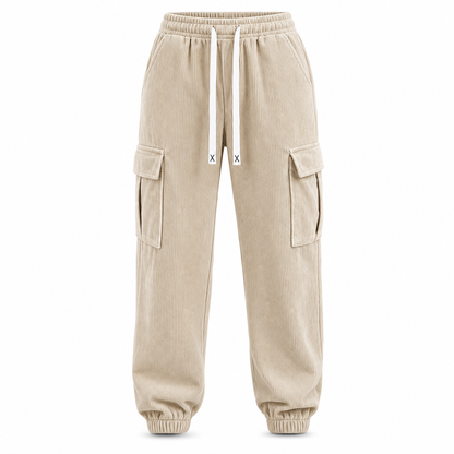 Pantalones Deportivos de Pana Casuales para Mujer