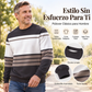 Sudadera casual de rayas para hombre con cuello redondo