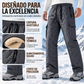 Pantalones cargo de invierno para hombre con forro de peluche