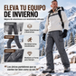 Pantalones cargo de invierno para hombre con forro de peluche