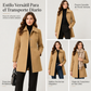 🔥 50% OFF + Envío Gratis🔥 Abrigo femenino elegante de cuadros de media longitud, versátil para otoño e invierno