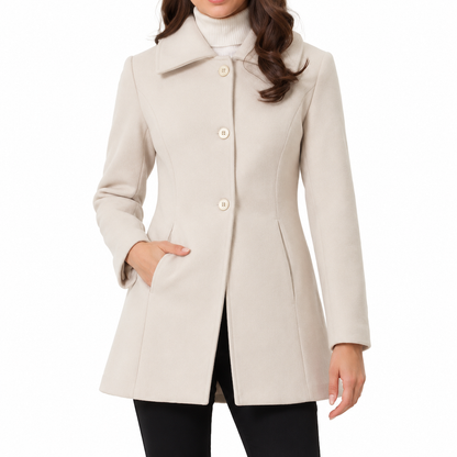 🔥 50% OFF + Envío Gratis🔥 Abrigo femenino elegante de cuadros de media longitud, versátil para otoño e invierno