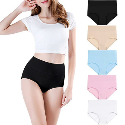 Bragas elásticas y transpirables de talle alto para mujer