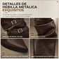 Botas altas de cuero suave para mujer – punta afilada, caña holgada hasta la rodilla y tacón grueso de bloque
