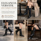 Botas altas de cuero suave para mujer – punta afilada, caña holgada hasta la rodilla y tacón grueso de bloque