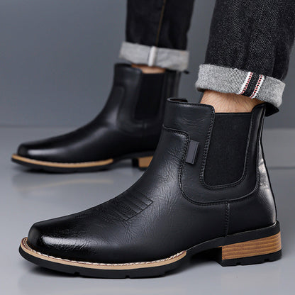 Botas Chelsea de estilo vintage para hombre