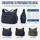 👜💼 Bandolera de gran capacidad – resistente, con múltiples bolsillos, ideal para negocios y uso casual