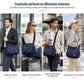 👜💼 Bandolera de gran capacidad – resistente, con múltiples bolsillos, ideal para negocios y uso casual
