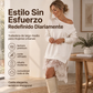 Sudadera elegante de longitud media con ribete de encaje para mujer