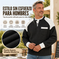 Hombre Casual de Color-Block Tejido de Waffle Henley Superior