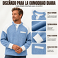 Hombre Casual de Color-Block Tejido de Waffle Henley Superior