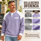 Hombre Casual de Color-Block Tejido de Waffle Henley Superior