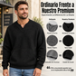 Sudadera casual de punto waffle para hombre