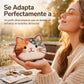 🐱✨ Monedero mini de gato con retazos y portatarjetas – bolsita creativa y portátil para niña 👛🎀