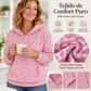 Sudadera casual de mujer con estampado de leopardo