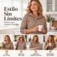 Sudadera casual de mujer con estampado de leopardo