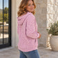 Sudadera casual de mujer con estampado de leopardo