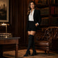 Elegantes botas altas de rodilla para mujer