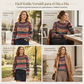 Jersey de punto de cuello redondo y corte holgado para mujer