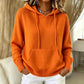 Jersey de punto con capucha informal para mujer