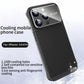 For iPhone Borderless Big Window Cooling Phone Case