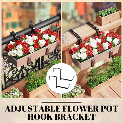 Adjustable Flower Pot Hook Bracket