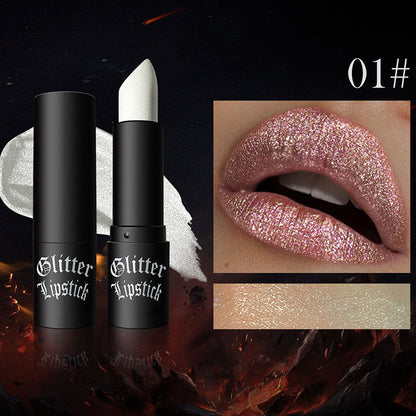 🎁Best Gift For Her🎁Matte Permanent Lipstick With Fine Glitters✨
