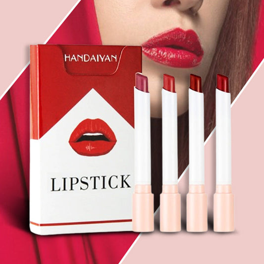 4 Colors Matte Cigarette Lipstick Set