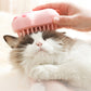 Cute Chargeable Spray Pet Grooming Brush for Massages