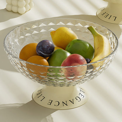 Large-Capacity Decorative Fruit Bowl